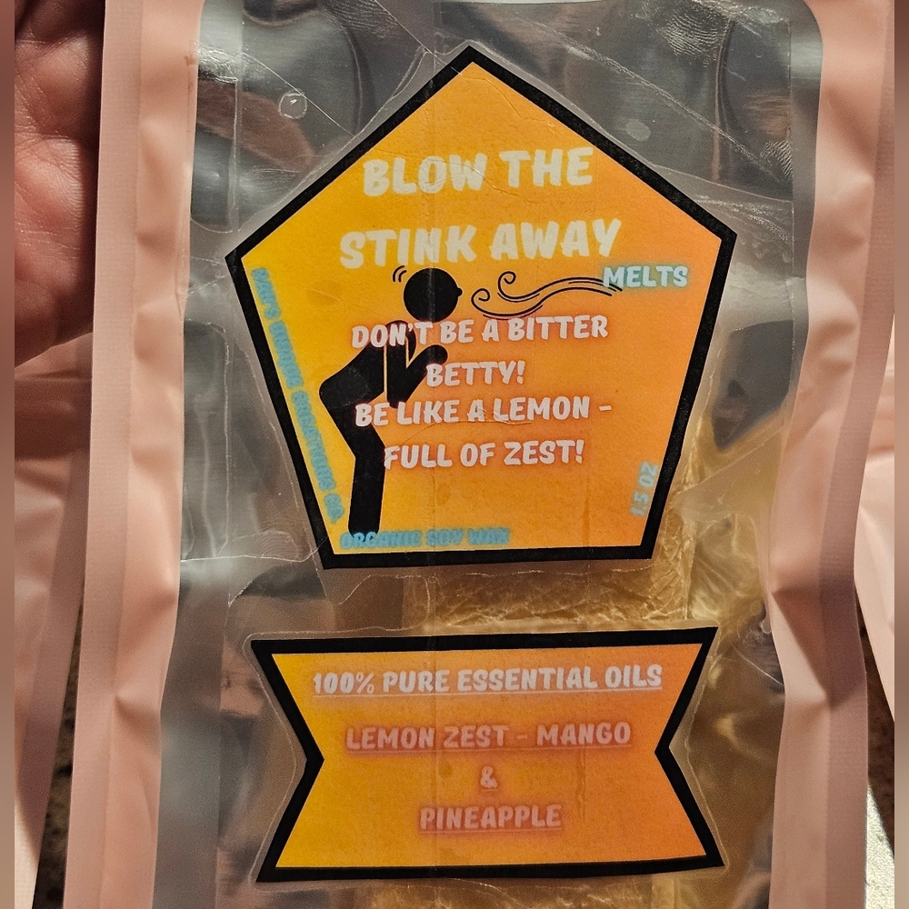 Blow the Stink Away Melts with Essential Oils